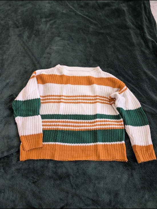 Sweaters - Striped Knit Sweater
